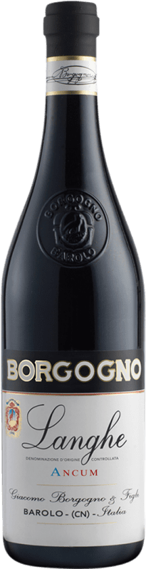 58,95 € Бесплатная доставка | Красное вино Giacomo Borgogno Ancum D.O.C. Langhe