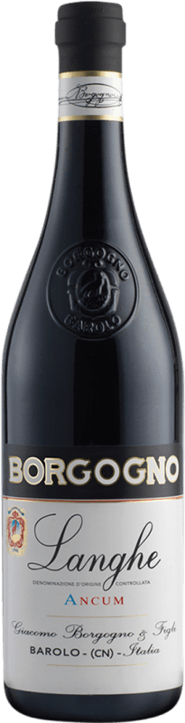 Envio grátis | Vinho tinto Giacomo Borgogno Ancum D.O.C. Langhe Itália Dolcetto 75 cl