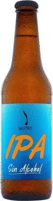 Kostenloser Versand | Bier Gastro IPA Kastilien-La Mancha Spanien Drittel-Liter-Flasche 33 cl Alkoholfrei