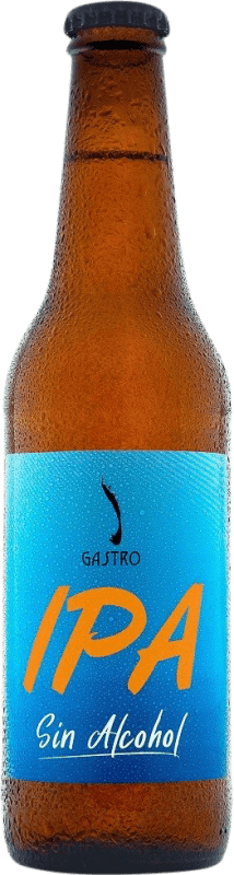 Kostenloser Versand | Bier Gastro IPA Kastilien-La Mancha Spanien Drittel-Liter-Flasche 33 cl Alkoholfrei