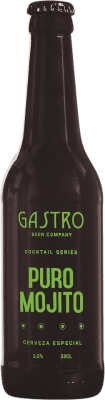 Free Shipping | Beer Gastro Mojito Castilla la Mancha Spain Third-Liter Bottle 33 cl