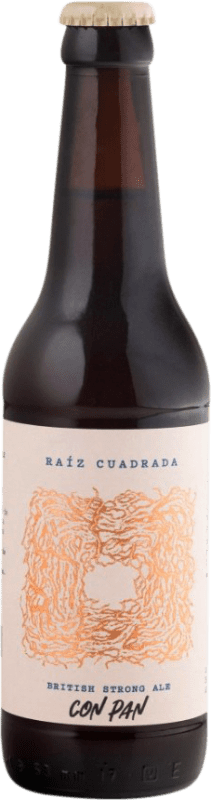 Envio grátis | Cerveja Raíz Cuadrada British Strong Ale Castela e Leão Espanha Garrafa Terço 33 cl