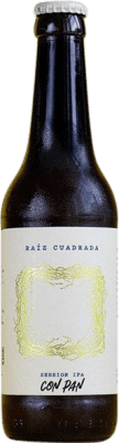 ビール Raíz Cuadrada Artesana Session IPA 3分の1リットルのボトル 33 cl