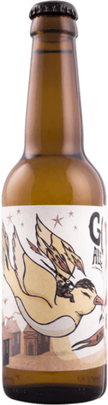 送料無料 | ビール Artesanas de Albacete Golden Ale カスティーリャ・ラ・マンチャ スペイン 3分の1リットルのボトル 33 cl