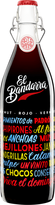 Envío gratis | Vermut Democratic El Bandarra Rojo Tinto La Rioja España Macabeo, Xarel·lo Botella Especial 3 L