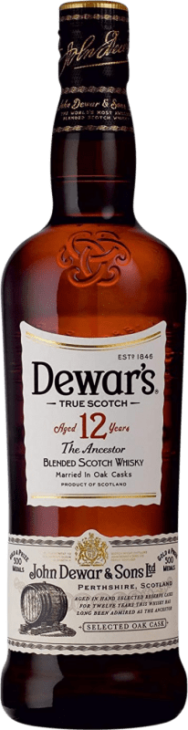 38,95 € | Купажированный виски Dewar's Объединенное Королевство 12 Лет 70 cl