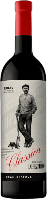 57,95 € | Красное вино Hacienda López de Haro Classica Tinto Гранд Резерв D.O.Ca. Rioja Ла-Риоха Испания Tempranillo, Grenache 75 cl