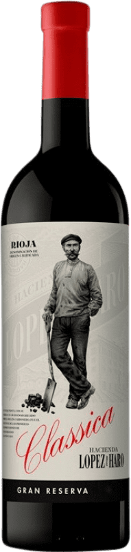 59,95 € | Red Wine Hacienda López de Haro Classic Grand Reserve — Long Barrel-Aged D.O.Ca. Rioja The Rioja Spain Tempranillo, Garnacha — Grenache 75 cl