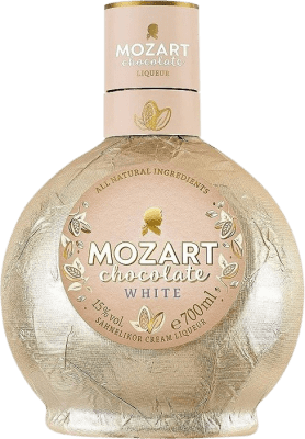 Kostenloser Versand | Sahnelikör Suntory Mozart Österreich Medium-Flasche 50 cl White Chocolate — Weiße Schokolade