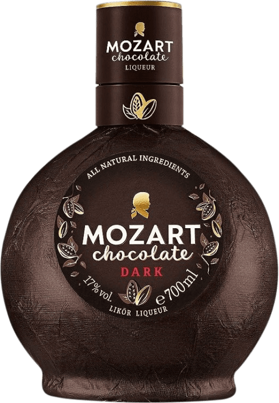 Envio grátis | Creme de Licor Suntory Mozart Dark — Escuro Áustria Garrafa Medium 50 cl Dark Chocolate — Chocolate Amargo
