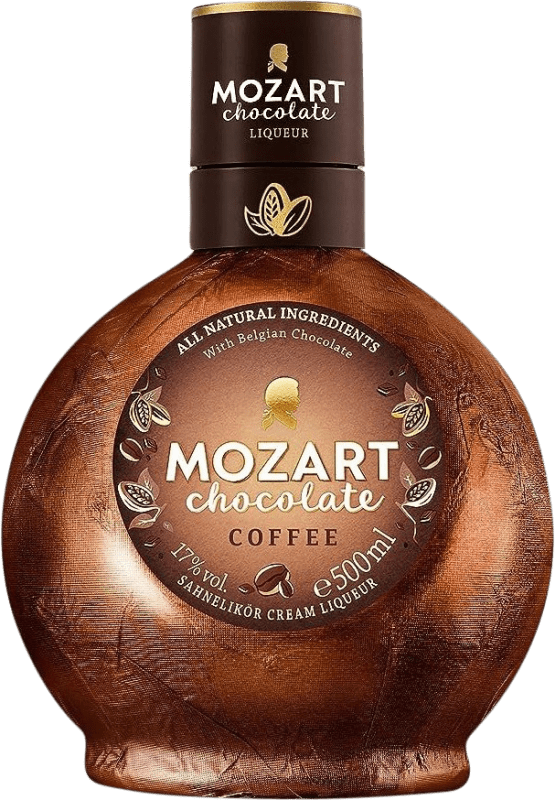 17,95 € | Сливочный ликёр Suntory Mozart Австрия Средняя бутылка 50 cl Coffee — Кофе, Chocolat — Шоколад