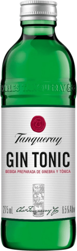 Бесплатная доставка | Джин Tanqueray Gin Tonic Объединенное Королевство Маленькая бутылка 27 cl