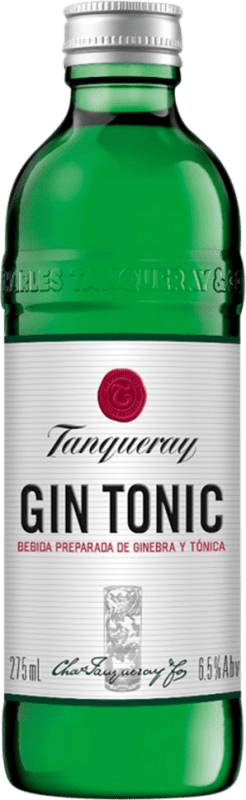 3,95 € Spedizione Gratuita | Bibite e Mixer Tanqueray Gin Tonic Piccola Bottiglia 27 cl