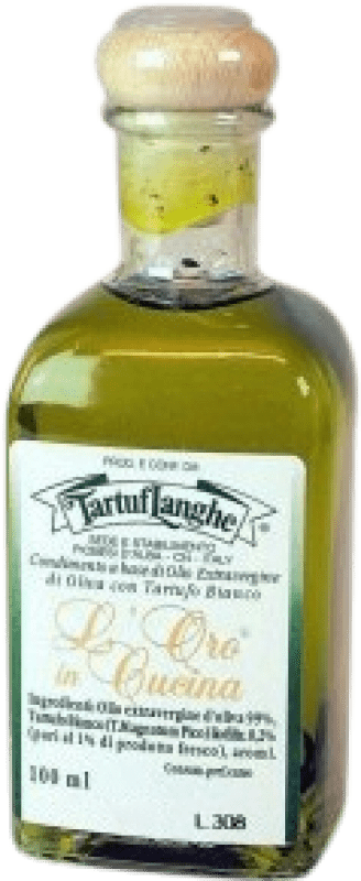 Envío gratis | Aceite de Oliva Tartuflanghe Blanco Italia Botellín Miniatura 10 cl Tartufo — Trufa
