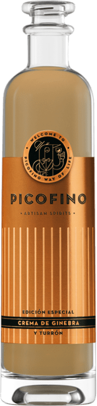 Envio grátis | Creme de Licor Patito Ruso Picofino Ginebra Turrón Principado das Astúrias Espanha 70 cl