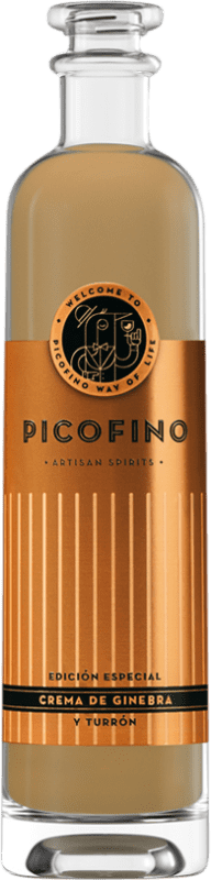 Бесплатная доставка | Ликер крем Patito Ruso Picofino Ginebra Turrón Княжество Астурия Испания 70 cl