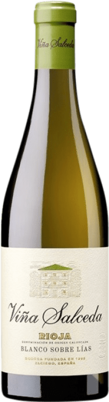 Envío gratis | Vino blanco Viña Salceda Sobre Lías Blanco D.O.Ca. Rioja La Rioja España Viura 75 cl