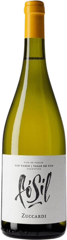 Envio grátis | Vinho branco Zuccardi Fósil Mendoza Argentina Chardonnay 75 cl