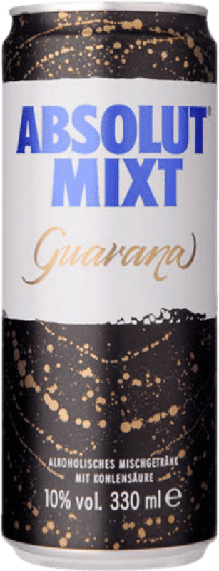 Free Shipping | Vodka Absolut Mixt Guarana Sweden Can 33 cl