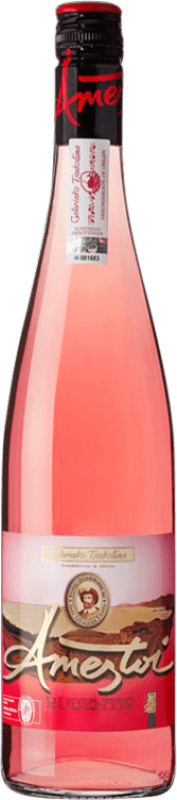 Kostenloser Versand | Rosé-Wein Ameztoi Rubentis D.O. Getariako Txakolina Baskenland Spanien Hondarribi Zuri, Hondarribi Beltza 75 cl