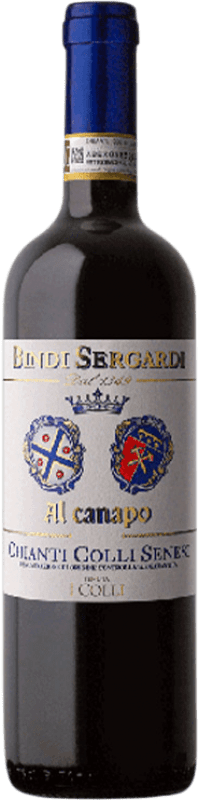 12,95 € Free Shipping | Red wine Bindi Sergardi Il Colli al Canapo Colli Senesi D.O.C.G. Chianti