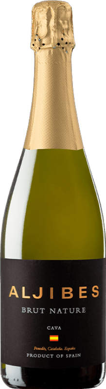 8,95 € | Белое игристое Los Aljibes Природа Брута D.O. Cava Каталония Испания Macabeo, Xarel·lo, Parellada 75 cl