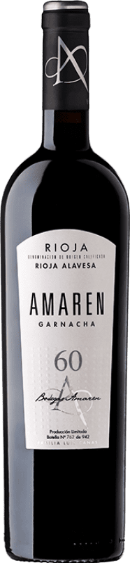 42,95 € | Red wine Amaren Monovarietal 60 D.O.Ca. Rioja The Rioja Spain Grenache 75 cl