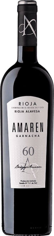 42,95 € | Vinho Tinto Amaren Monovarietal 60 D.O.Ca. Rioja La Rioja Espanha Garnacha — Grenache 75 cl