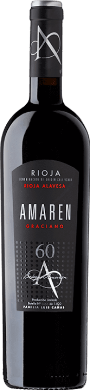 Envío gratis | Vino tinto Amaren Monovarietal 60 D.O.Ca. Rioja La Rioja España Graciano 75 cl