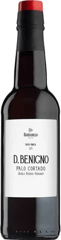 109,95 € Spedizione Gratuita | Vino Liquoroso Barbadillo Don Benigno Palo Cortado D.O. Jerez-Xérès-Sherry Mezza Bottiglia 37 cl