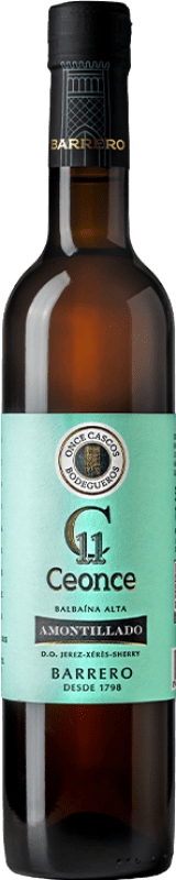 22,95 € Бесплатная доставка | Креплёное вино Barrero C11 Amontillado — Амонтиладо D.O. Jerez-Xérès-Sherry Средняя бутылка 50 cl