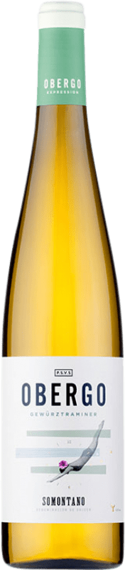 Envoi gratuit | Vin blanc Obergo D.O. Somontano Catalogne Espagne Gewürztraminer 75 cl Envoi gratuit | Vin blanc Obergo D.O. Somontano Catalogne Espagne Gewürztraminer 75 cl