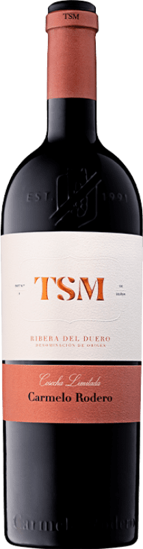 85,95 € | Красное вино Carmelo Rodero TSM D.O. Ribera del Duero Кастилия-Леон Испания Tempranillo — Темпранильо, Merlot — Мерло, Cabernet Sauvignon — Каберне Совиньон 75 cl