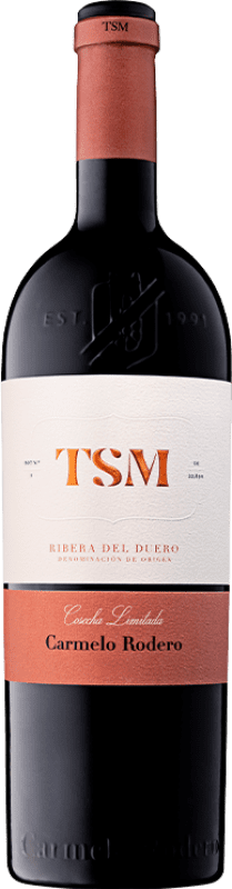 72,95 € | Red wine Carmelo Rodero TSM D.O. Ribera del Duero Castilla y León Spain Tempranillo, Merlot, Cabernet Sauvignon 75 cl