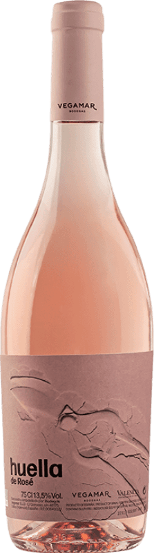 Kostenloser Versand | Rosé-Wein Vegamar Huella de Rosé D.O. Valencia Valencianische Gemeinschaft Spanien Merlot 75 cl