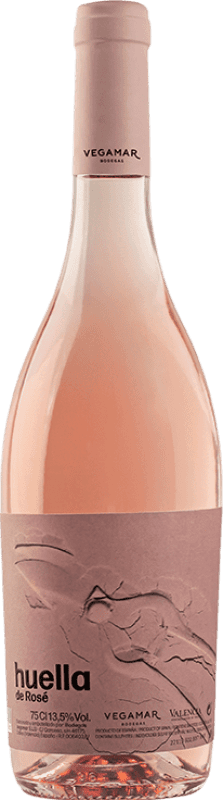 19,95 € Kostenloser Versand | Rosé-Wein Vegamar Huella de Rosé D.O. Valencia