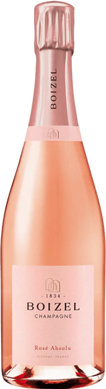 56,95 € | 玫瑰气泡酒 Boizel Rosé Absolu A.O.C. Champagne 香槟酒 法国 Pinot Black, Chardonnay, Pinot Meunier 75 cl