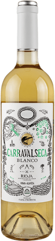 8,95 € Spedizione Gratuita | Vino bianco Casa Primicia Carravalseca Blanco D.O.Ca. Rioja