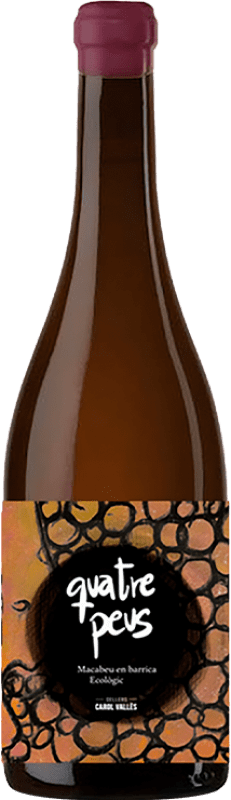 26,95 € | Vin Blanc Carol Vallès Quatre Peus Espagne Macabeo — Macabeu 75 cl