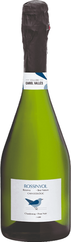 22,95 € | Espumante branco Carol Vallès Rossinyol Brut Nature Grande Reserva D.O. Cava Catalunha Espanha Pinot Preto, Chardonnay 75 cl