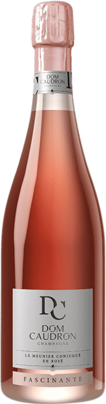 Envio grátis | Espumante rosé Dom Caudron Fascinante Rosé A.O.C. Champagne Champagne França Chardonnay, Pinot Meunier 75 cl