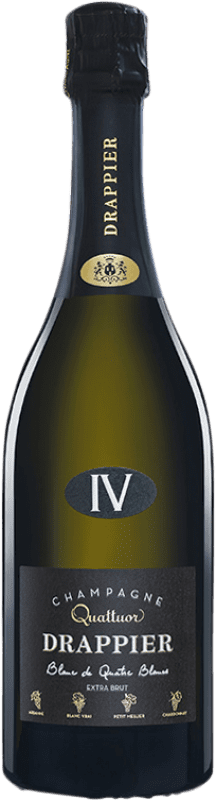 Envio grátis | Espumante branco Drappier Quattuor Blanc de Quatre Blancs A.O.C. Champagne Champagne França Chardonnay, Petit Meslier 75 cl