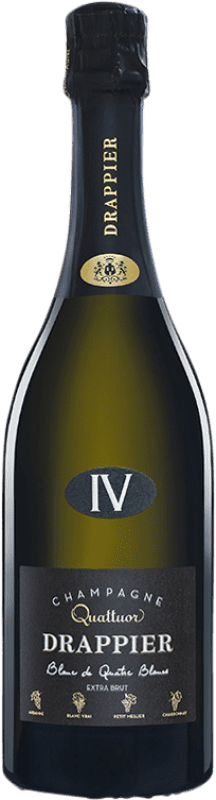 121,95 € | White Sparkling Wine Drappier Quattuor Blanc de Quatre Blancs A.O.C. Champagne Champagne France Chardonnay, Petit Meslier 75 cl