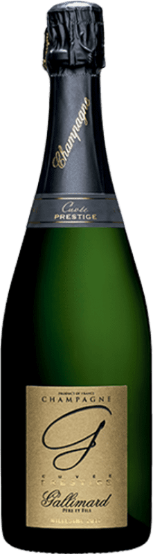 送料無料 | 白のスパークリングワイン Gallimard Extra Brut — エクストラ・ブリュット Millésimé, Prestige — プレステージ A.O.C. Champagne シャンパン フランス Pinot Noir — ピノ・ノワール, Chardonnay — シャルドネ 75 cl