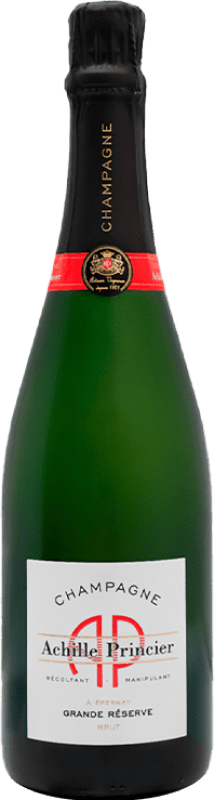 38,95 € | Blanc mousseux Gilles Mansard Achille Princier Brut Grande Réserve A.O.C. Champagne Champagne France Pinot Noir, Chardonnay, Pinot Meunier 75 cl