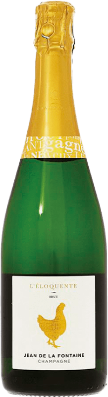 Envoi gratuit | Vin Mousseux Blanc Jean de la Fontaine L'Eloquente Brut A.O.C. Champagne Champagne France Pinot Noir, Chardonnay, Pinot Meunier 75 cl