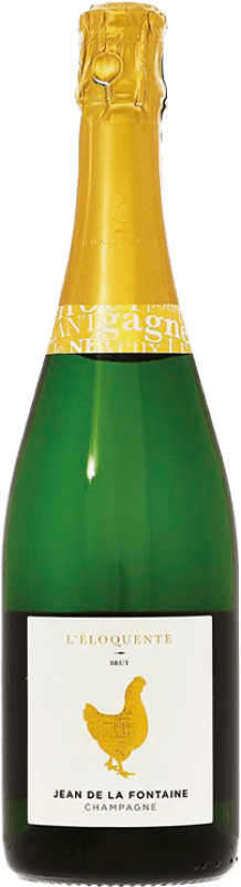 Kostenloser Versand | Weißer Sekt Jean de la Fontaine L'Eloquente Brut A.O.C. Champagne Champagner Frankreich Spätburgunder, Chardonnay, Pinot Meunier 75 cl