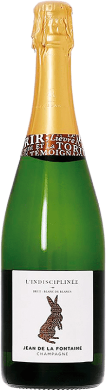Envio grátis | Espumante Branco Jean de la Fontaine L'Indisciplinée Brut — Bruto Blanc de Blancs A.O.C. Champagne Champagne França Chardonnay 75 cl