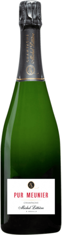 Бесплатная доставка | Белое игристое вино Michel Littiere Pur A.O.C. Champagne шампанское Франция Pinot Meunier — Пино Менье 75 cl