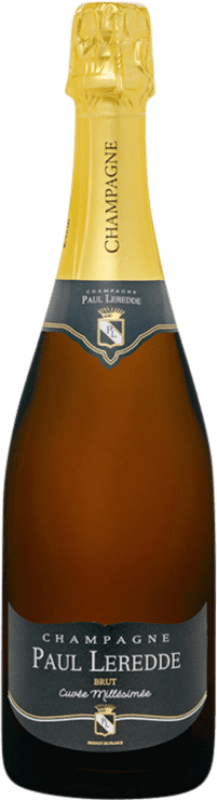 Envoi gratuit | Blanc mousseux Paul Leredde Cuvée Millésimé A.O.C. Champagne Champagne France Pinot Meunier 75 cl